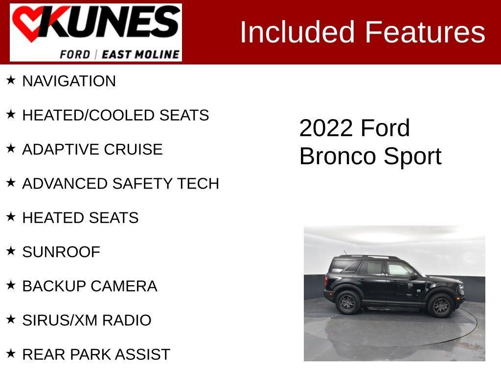 used 2022 Ford Bronco Sport car, priced at $24,494
