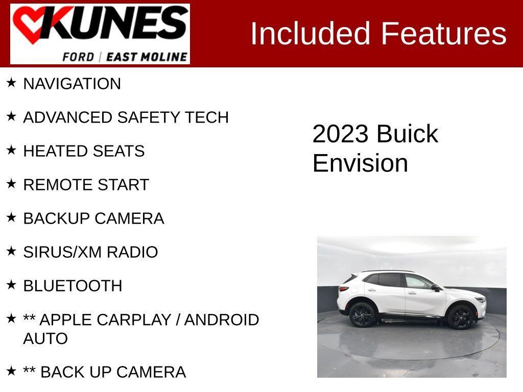 used 2023 Buick Envision car, priced at $19,929