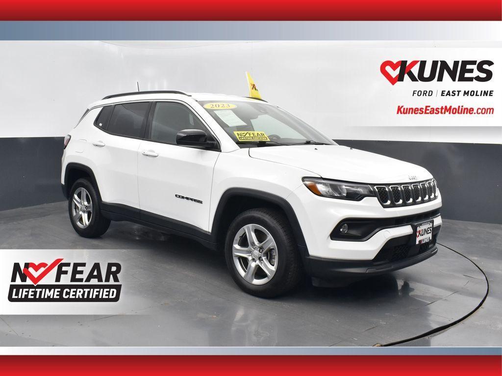 used 2023 Jeep Compass car, priced at $21,160