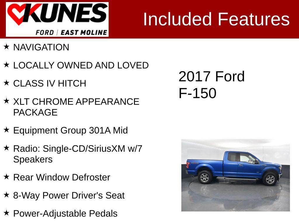 used 2017 Ford F-150 car, priced at $18,942