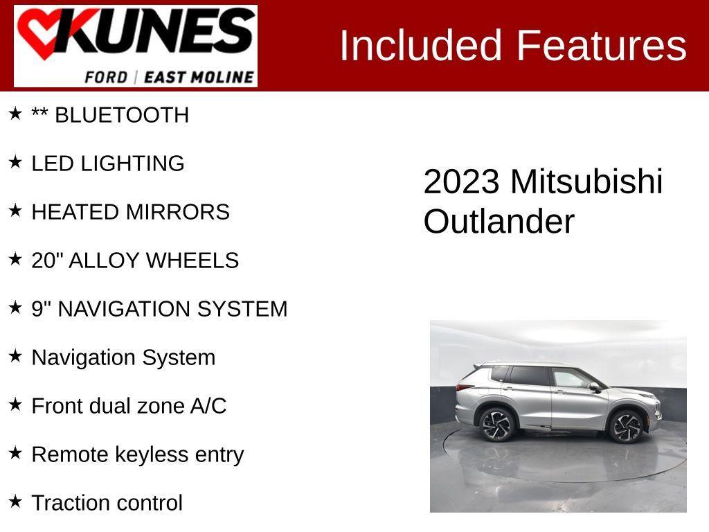 used 2023 Mitsubishi Outlander car, priced at $25,989