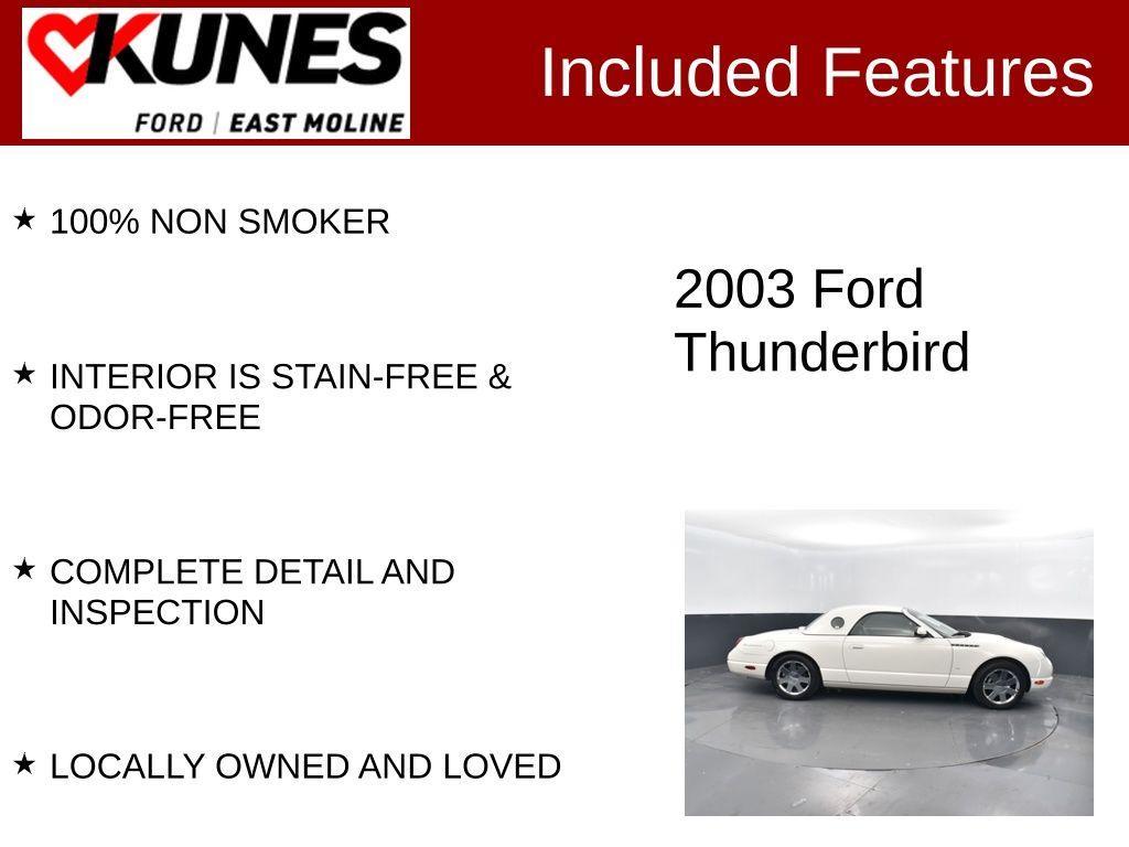 used 2003 Ford Thunderbird car, priced at $19,991