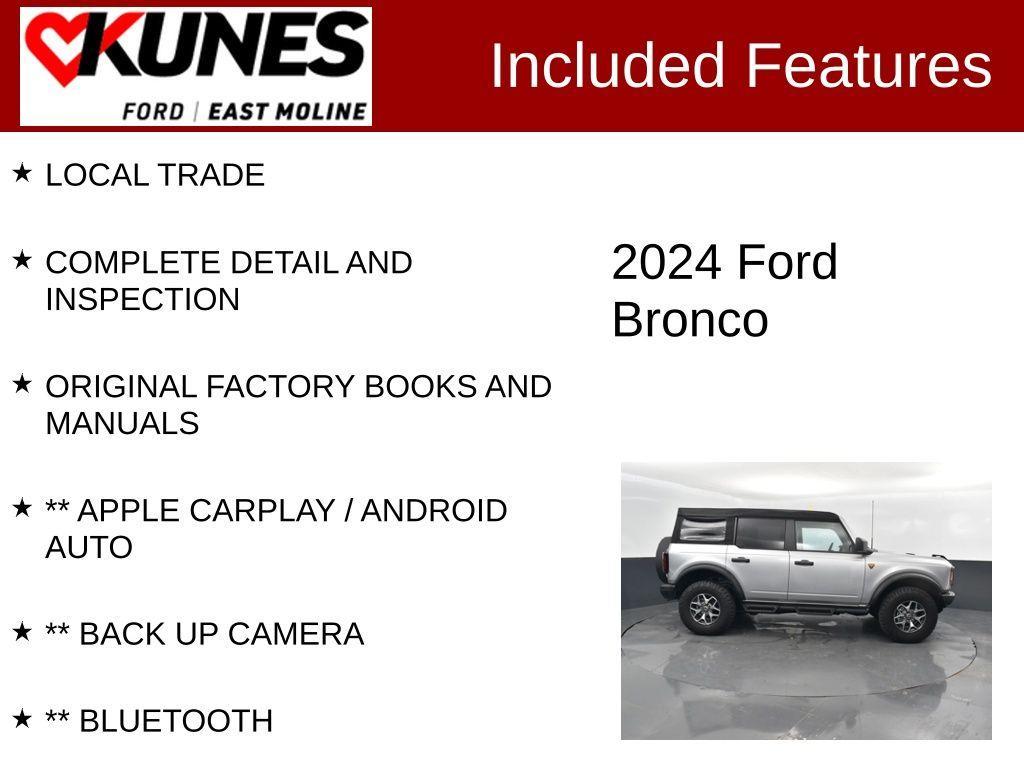 used 2024 Ford Bronco car, priced at $55,655