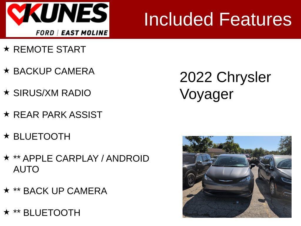 used 2022 Chrysler Voyager car, priced at $21,575
