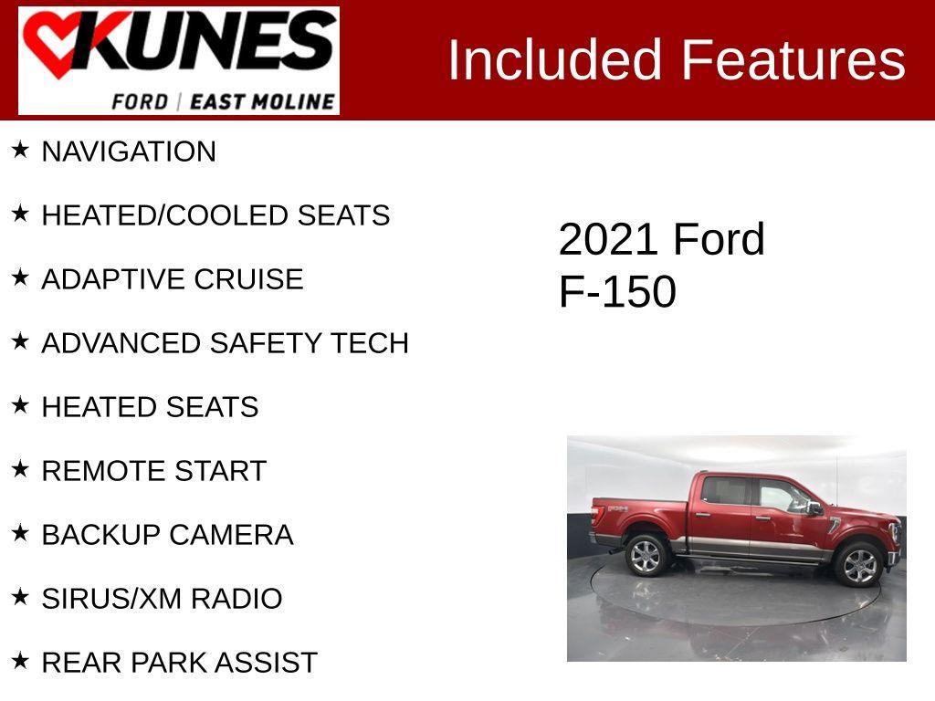 used 2021 Ford F-150 car, priced at $34,894