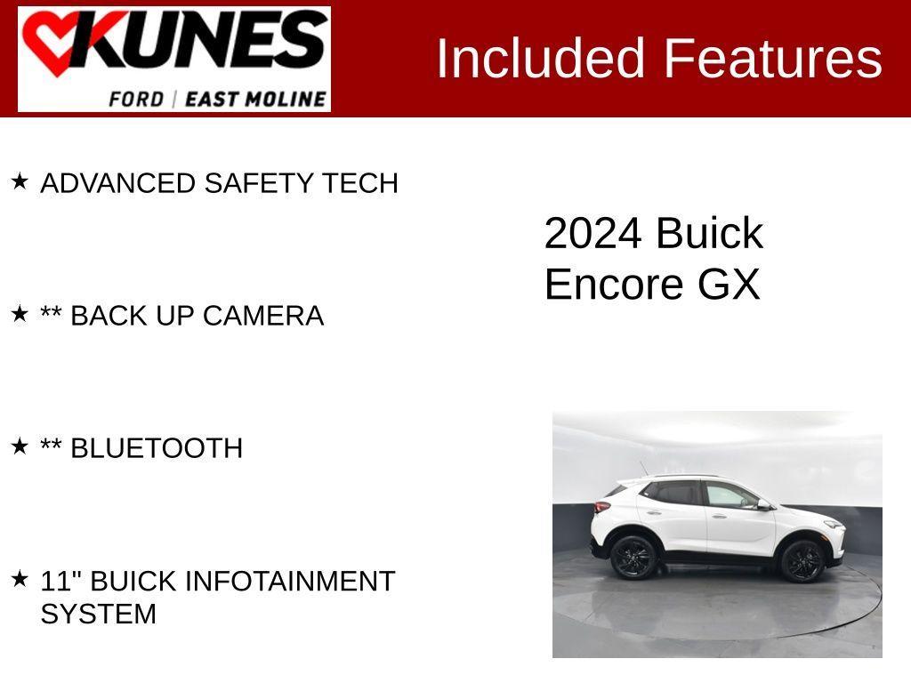 used 2024 Buick Encore GX car, priced at $24,285