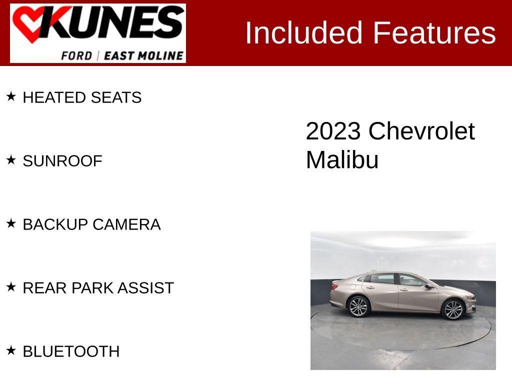 used 2023 Chevrolet Malibu car, priced at $18,162