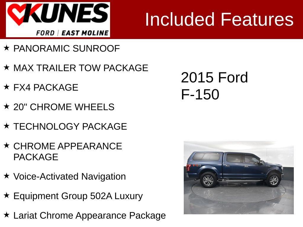 used 2015 Ford F-150 car, priced at $16,753