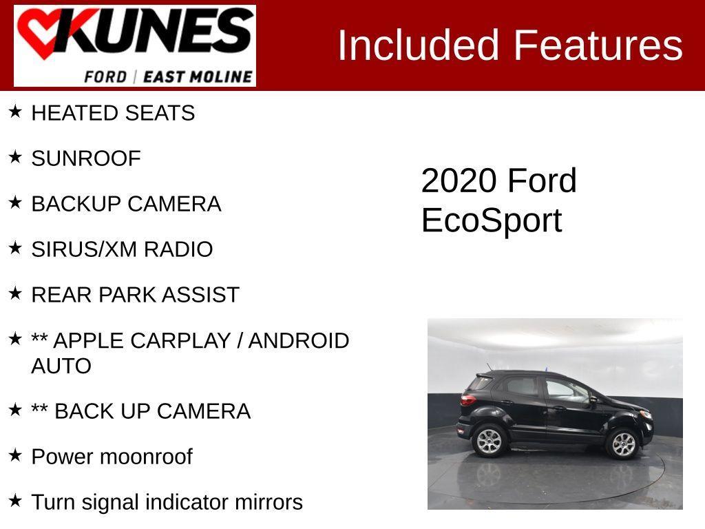 used 2020 Ford EcoSport car, priced at $14,991