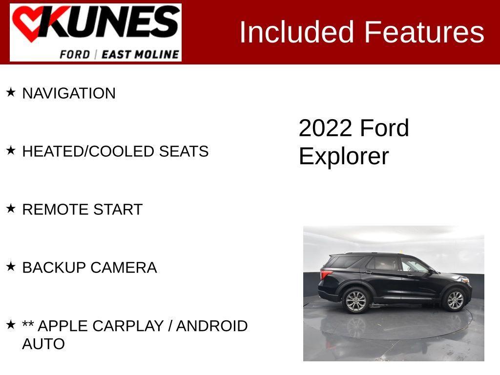 used 2022 Ford Explorer car, priced at $29,644