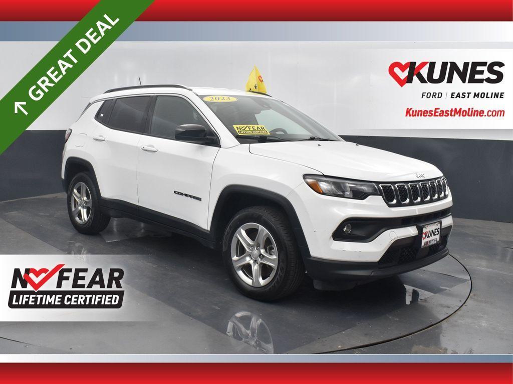 used 2023 Jeep Compass car, priced at $19,178