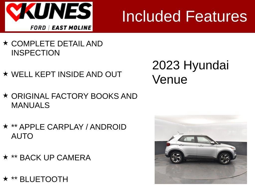 used 2023 Hyundai Venue car, priced at $18,491