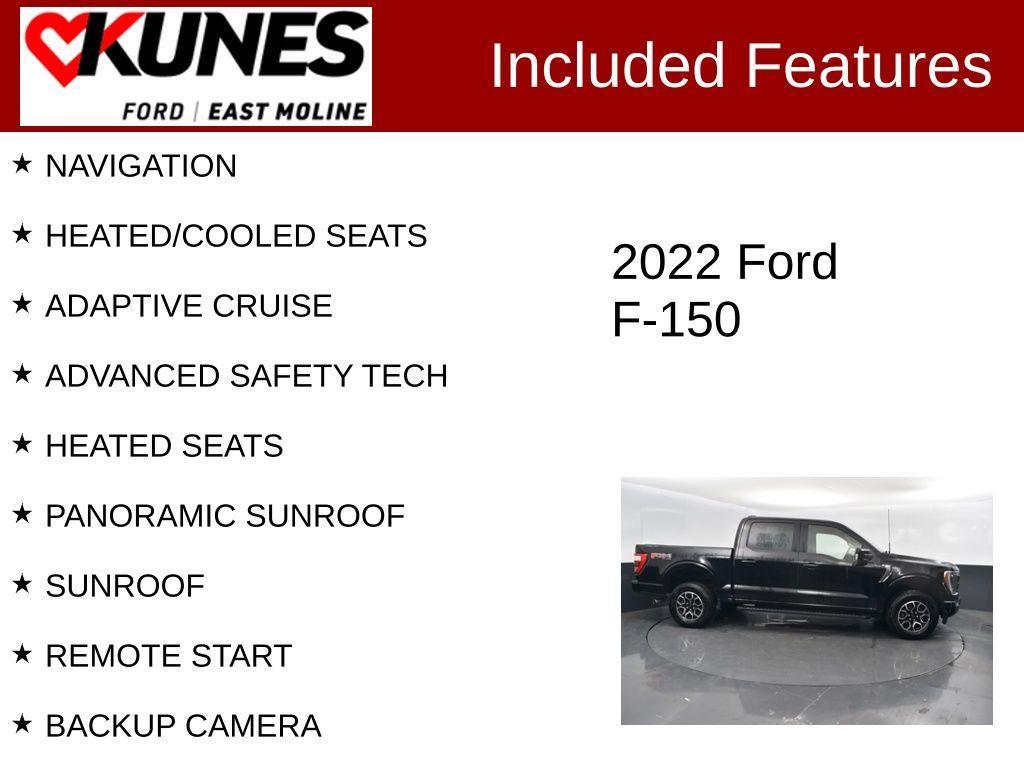 used 2022 Ford F-150 car, priced at $41,759