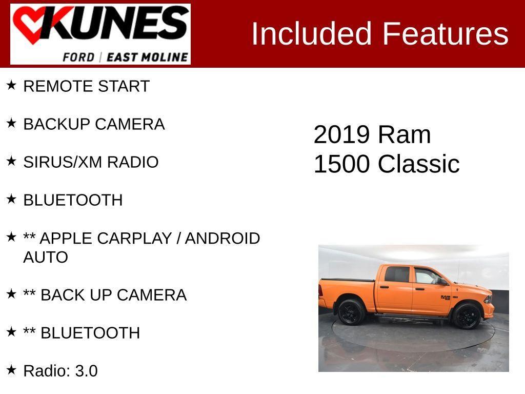 used 2019 Ram 1500 Classic car, priced at $26,751