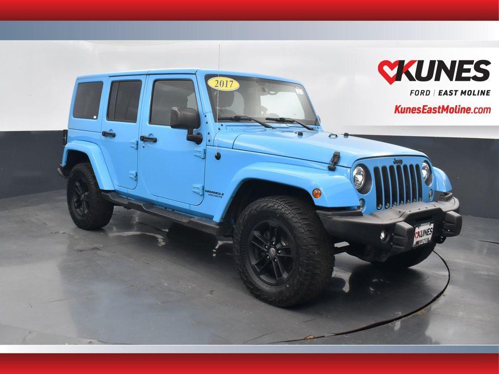 used 2017 Jeep Wrangler Unlimited car, priced at $20,247