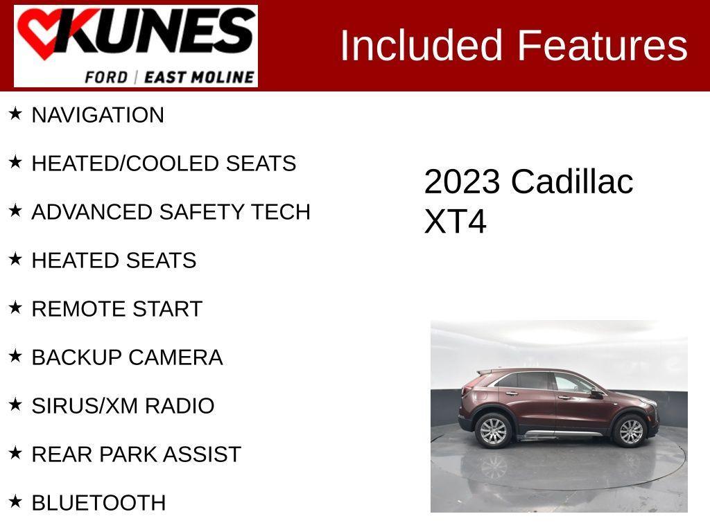 used 2023 Cadillac XT4 car, priced at $26,189