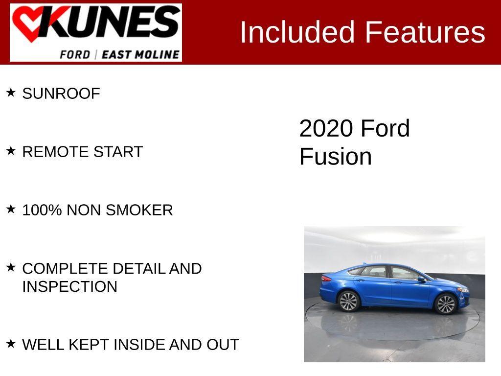 used 2020 Ford Fusion car, priced at $21,225