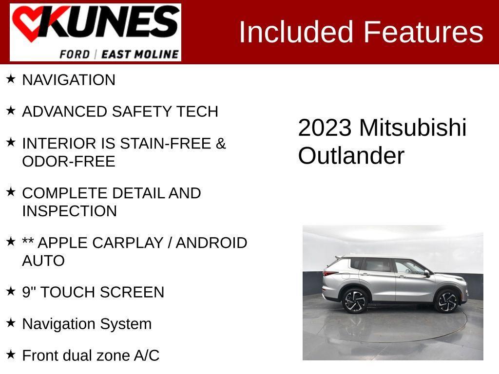 used 2023 Mitsubishi Outlander car, priced at $22,023