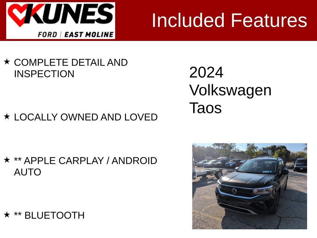 used 2024 Volkswagen Taos car, priced at $19,534