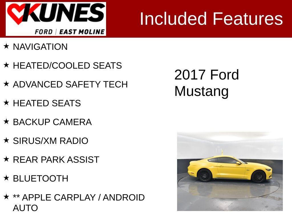 used 2017 Ford Mustang car, priced at $28,698