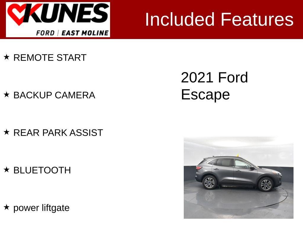 used 2021 Ford Escape car, priced at $21,935