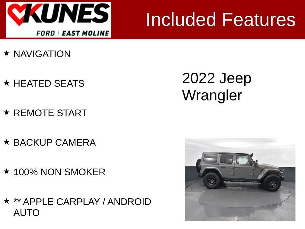 used 2022 Jeep Wrangler Unlimited car, priced at $63,991