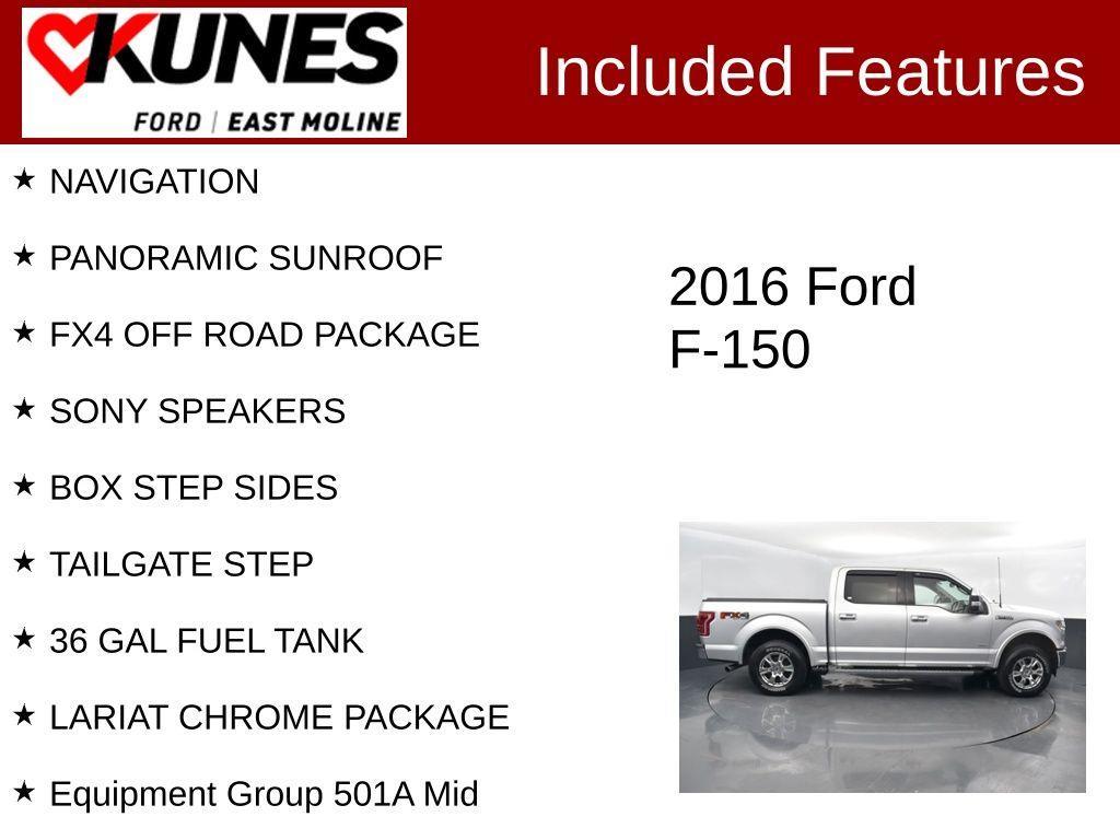 used 2016 Ford F-150 car, priced at $22,834