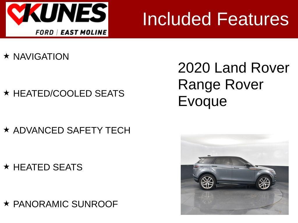 used 2020 Land Rover Range Rover Evoque car, priced at $26,558