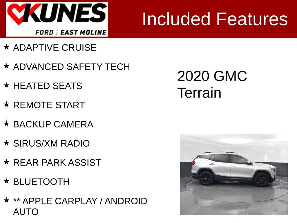 used 2020 GMC Terrain car, priced at $15,057