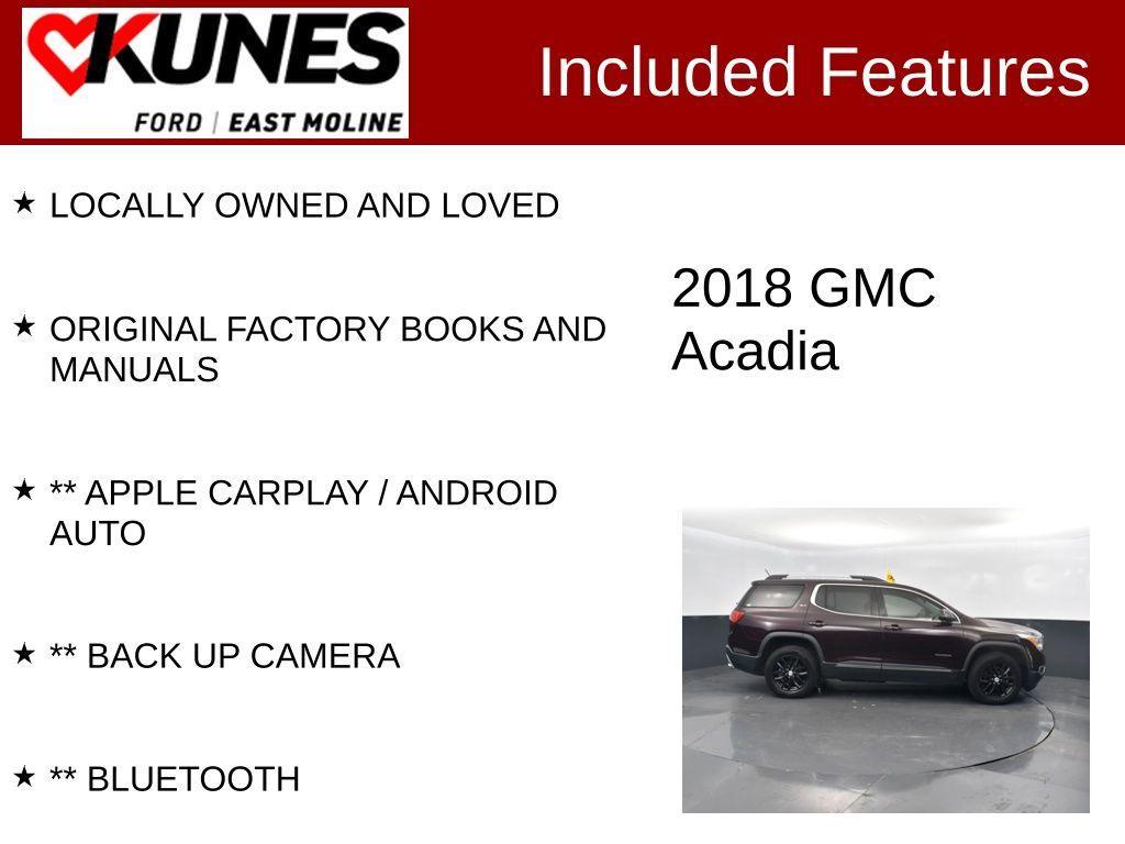 used 2018 GMC Acadia car, priced at $21,245