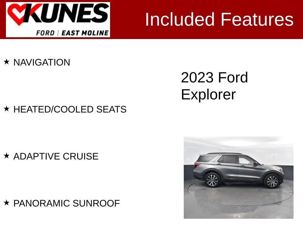 used 2023 Ford Explorer car, priced at $34,100