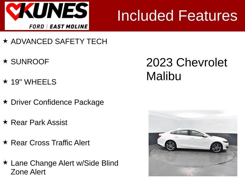 used 2023 Chevrolet Malibu car, priced at $19,877