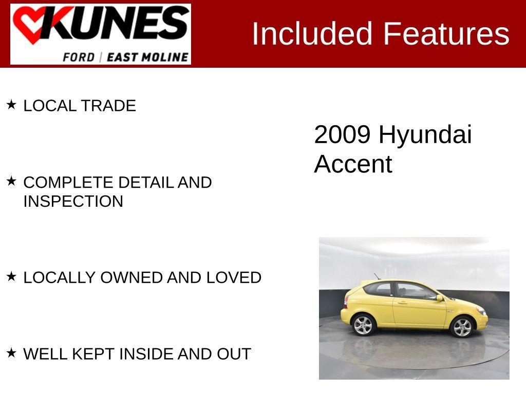 used 2009 Hyundai Accent car, priced at $5,997