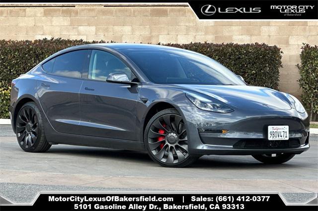 used 2022 Tesla Model 3 car, priced at $33,555