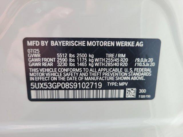 new 2025 BMW X3 car, priced at $55,625