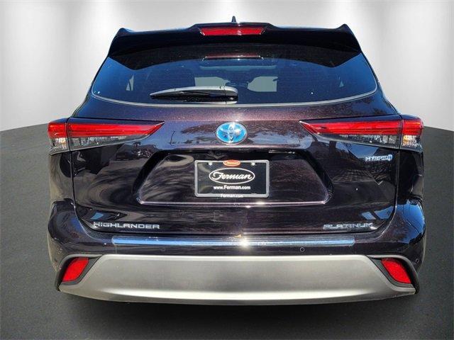 used 2021 Toyota Highlander Hybrid car, priced at $41,477