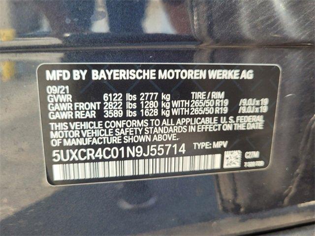 used 2022 BMW X5 car, priced at $40,765