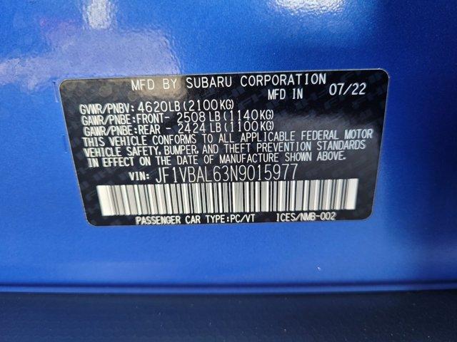 used 2022 Subaru WRX car, priced at $27,752