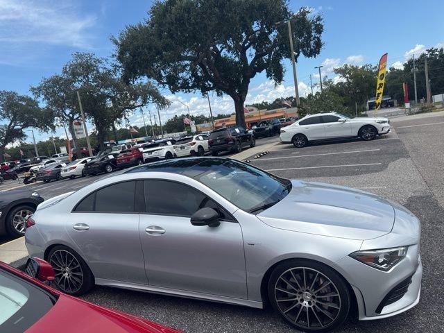 used 2021 Mercedes-Benz AMG CLA 35 car, priced at $33,158