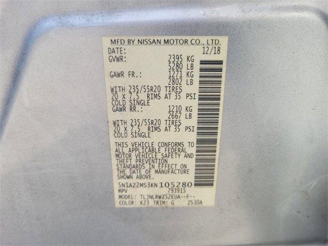used 2019 Nissan Murano car, priced at $18,832