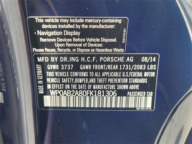 used 2015 Porsche Cayman car, priced at $68,788