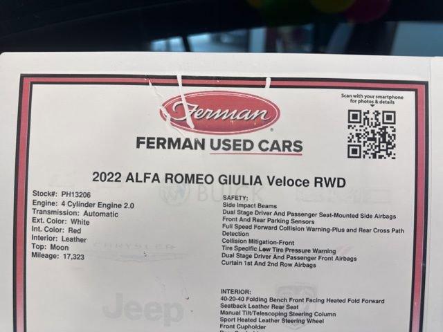used 2022 Alfa Romeo Giulia car, priced at $28,298