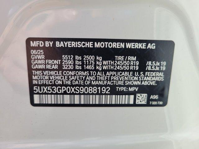 new 2025 BMW X3 car, priced at $54,485