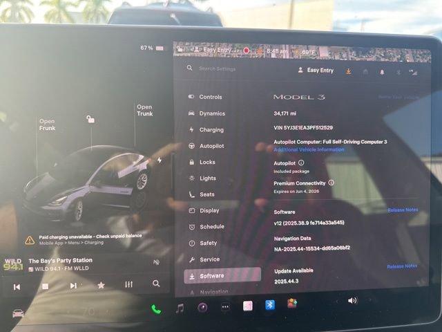 used 2023 Tesla Model 3 car, priced at $24,683