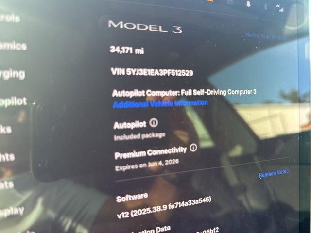 used 2023 Tesla Model 3 car, priced at $24,683