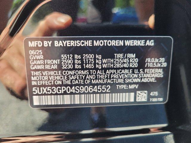 new 2025 BMW X3 car, priced at $54,460