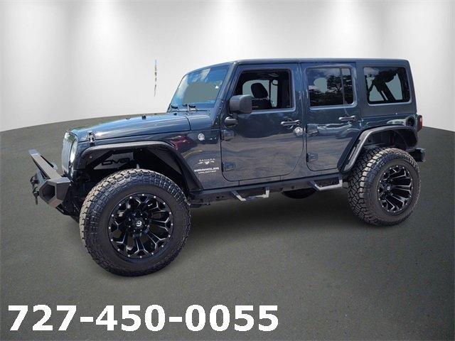 used 2017 Jeep Wrangler Unlimited car, priced at $23,700
