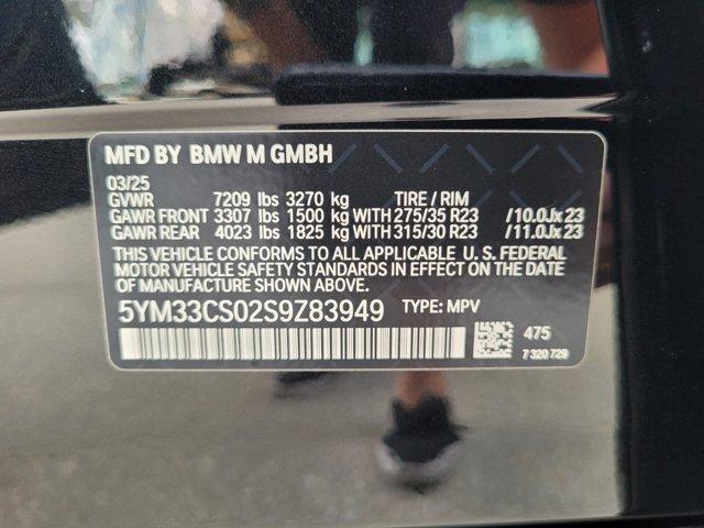 new 2025 BMW XM car, priced at $191,540