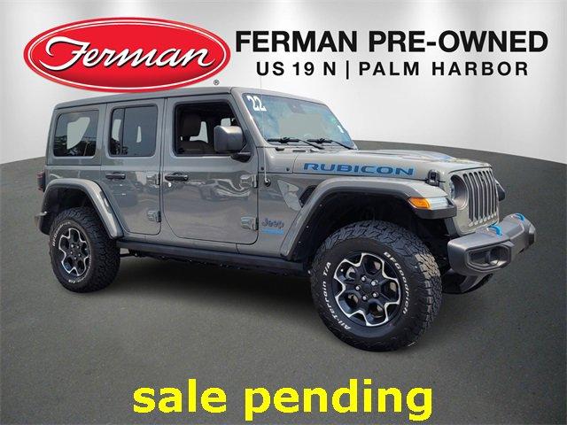 used 2022 Jeep Wrangler Unlimited 4xe car, priced at $34,975