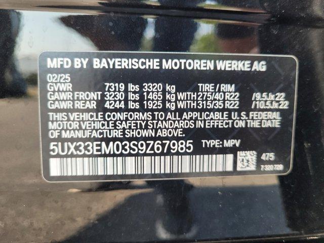 new 2025 BMW X7 car, priced at $116,775
